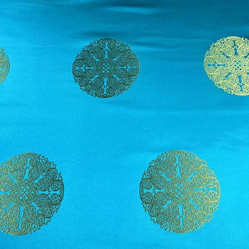 Tang-mounted Majia Mongolian Robe Jacquard Brocade Fabric Tibetan Robe Film and Video Decorative Cushion Pillow Group