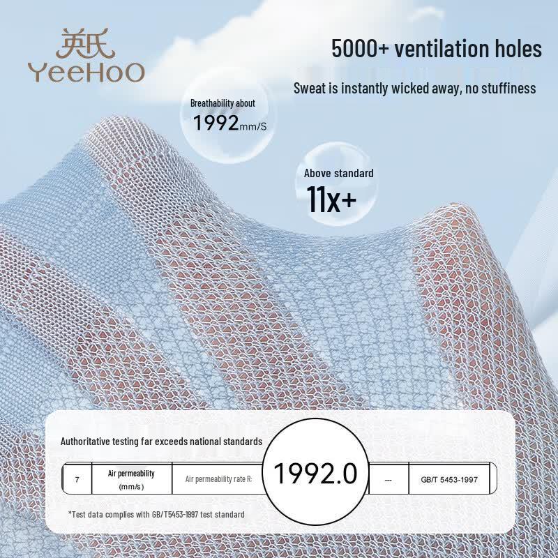 YEEHOO Kids' Summer Breathable Anti-Bacterial Mesh Socks