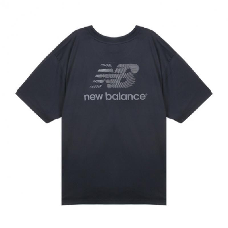New Balance Tee Nqj Nbnefco302 19 Uni Basic Poly Big Logo Short Sleeve Tee