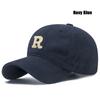 New Unisex Korean Version Big Head Circumference Three-Dimensional R Letter Cotton Thorn 3Dimensional Embroidered Baseball Cap