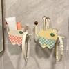 Plastic Toothbrush Holder Cartoon Cosmetic Storage Box Cute Bathroom Shelf  For Home