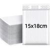 10 Pcs White Self-Sealing Bubble Envelopes Waterproof Anti-Pressure Shipping Mailers for Craft Items Mailing Delivery