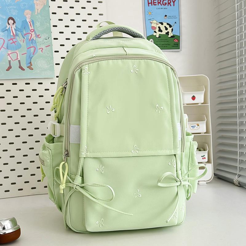 Versatile Backpack Female Japanese Ins High Value Backpack Junior High School Student Schoolbag Lightweight Large Capacity Backpack
