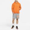 Hoodie à manches longues unie avec logo Air Jordan pour homme Orange DO6095-847