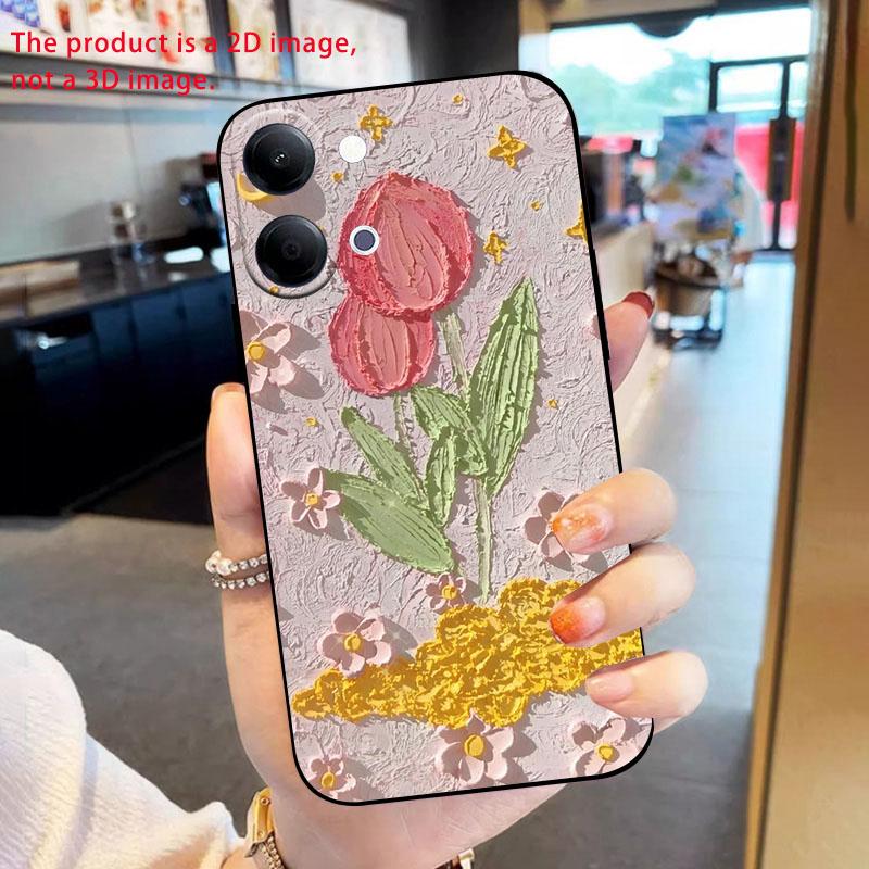 Silicone Case For VIVO Y05 Y11D Y21 4G 2026 Cover Lovely Soft Silicone TPU Phone Shell Funda For VIVOY05 Y 21 Shockproof Bumper