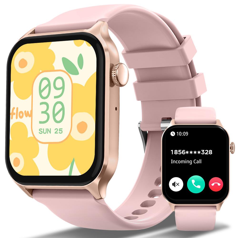 

Smartwatch Calls 1.83 Full Touch Screen Health Monitor 100+ Sport Modes Watch золотий