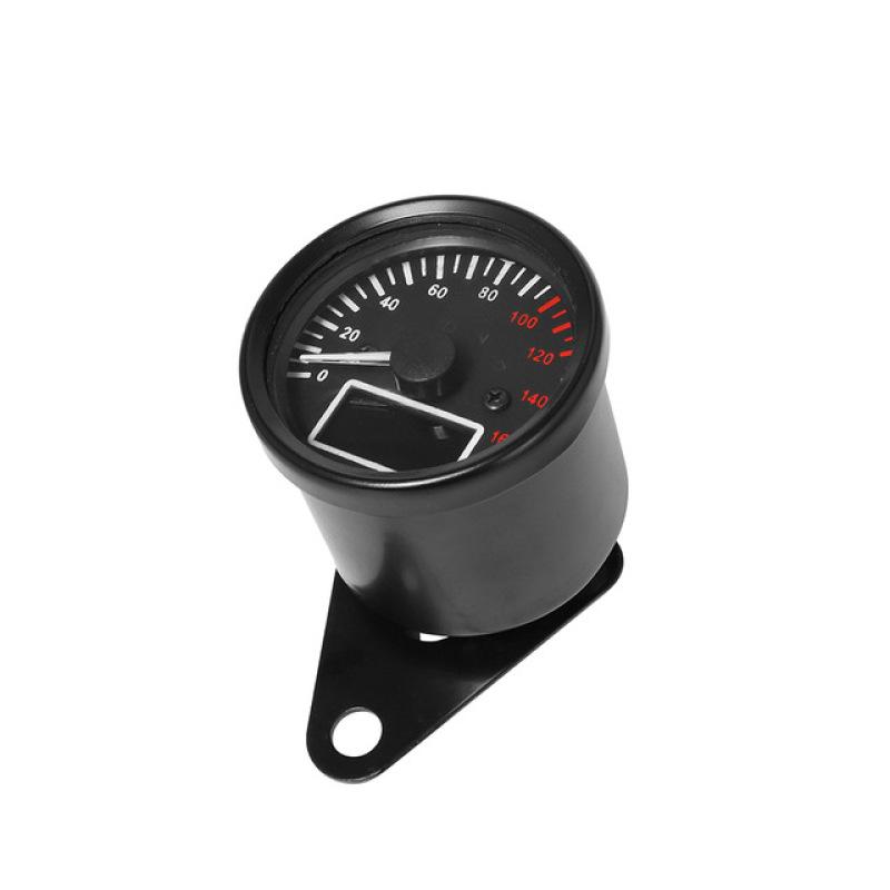 Digital Gauge Motorcycle Speedometer Tachometer Odometer DC 12V Universal LED Speed Gauge Oil Level