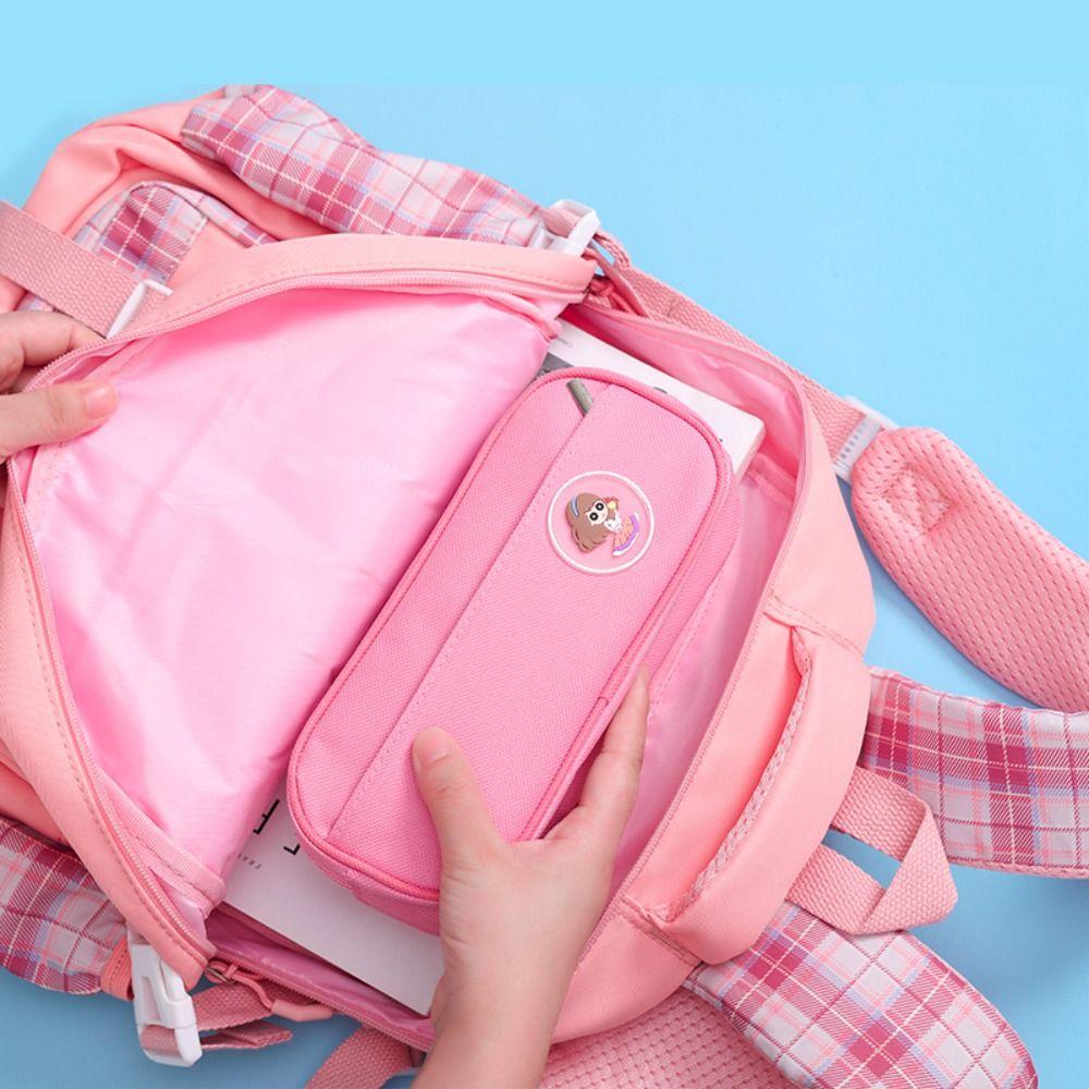 Double Layers Pencil Case Oxford Cloth Stationery Pen Pouch Pencil Bag  School Office Supplies