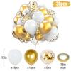 38/50pcs Confetti Latex Balloons Birthday Party Decoration Wedding Decor Baby Shower Globos Clear Air Balloons Valentine'S Day
