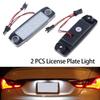 Pair Strong Plastic LED License Plate Lights Offering Long Lasting Performances Vehicle Accessories for Korea Vehicle