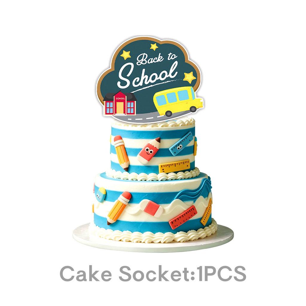 Animated Back To School Party Supplies Set With Paper Plates Cups Napkins For Student Celebration