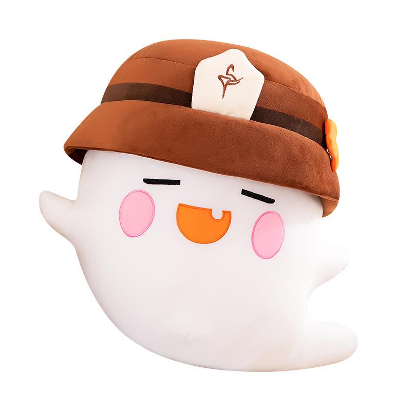 Genshin Impact Kawaii Hutao Plüschtier Puppe Stofftier Geist Spiel Zubehör Kissen Weiche Raumdekoration Plüschtier Geburtstagsgeschenk 30cm