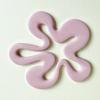 Yousheng Flower Shaped Silicone Coasters Heat Resistant Placemats for Hot Pots Pans Non-Slip Table Protectors for Modern Kitchen