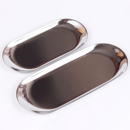 Oval Food Fruit Breakfast Dessert Storage Tray Jewelry Plate Dish Home Decor