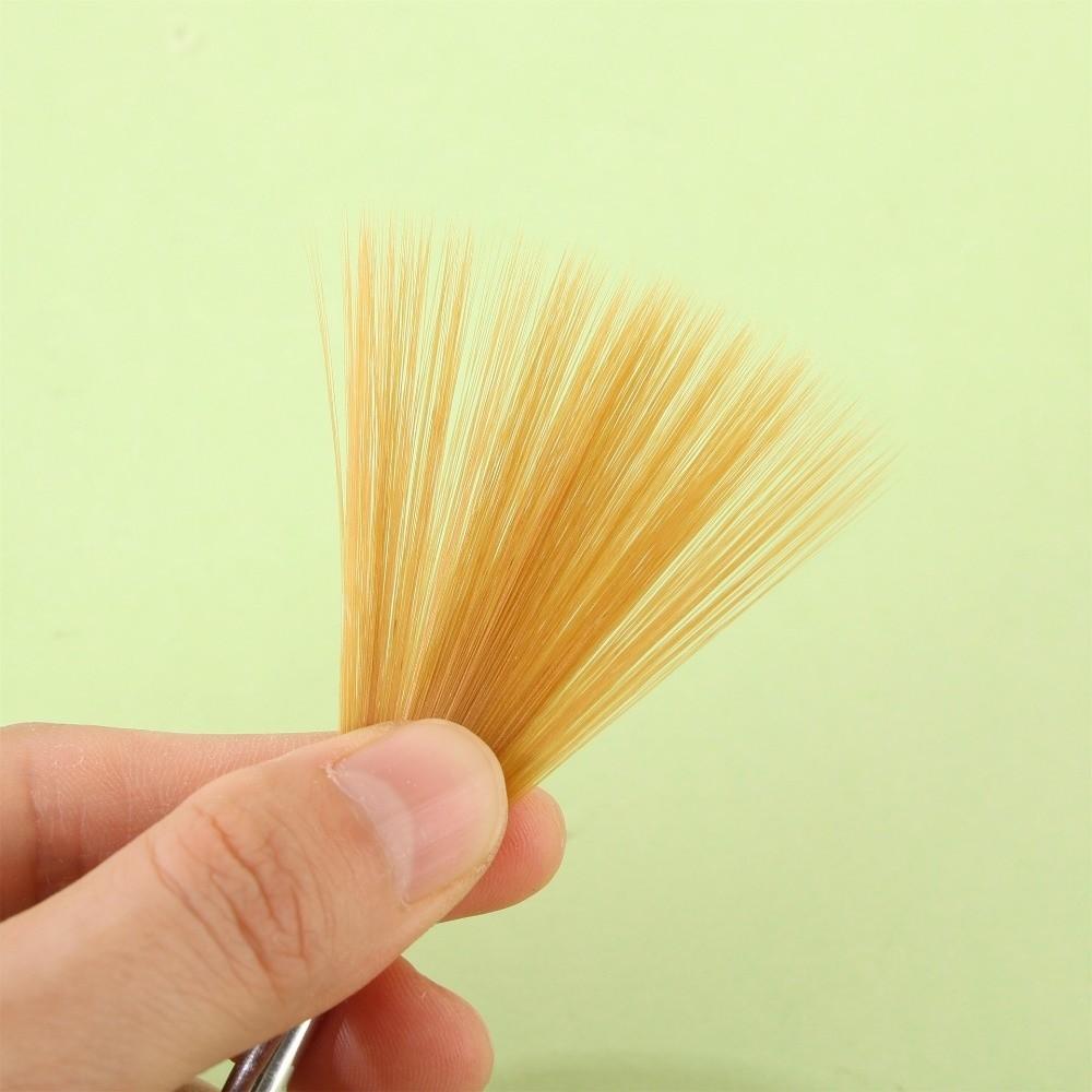 5Pcs Wood  Handle Long Line Brush Set Smooth Strokes Art Paint Brushes Painting Brush Set  Child