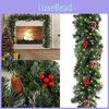 Luxurious 180cm Red Christmas Vine Decoration With Festive Ornaments For Entrance
