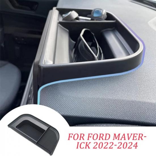 For Ford Maverick 2024   Dashboard Accessories Black Dash Storage Tray