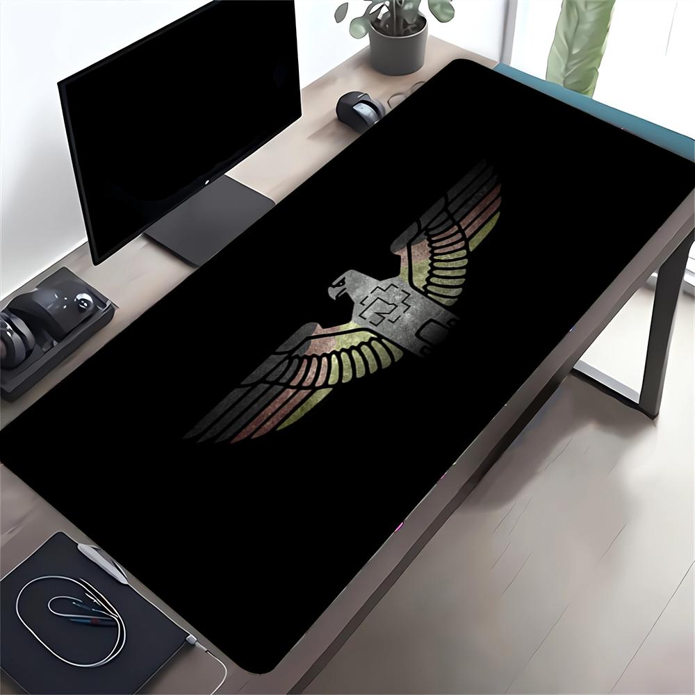 Eagle Symbolism Power Large Gaming Mouse Pad Nonslip Rubber Base Waterproof Desk Mat For Office Pc Laptop