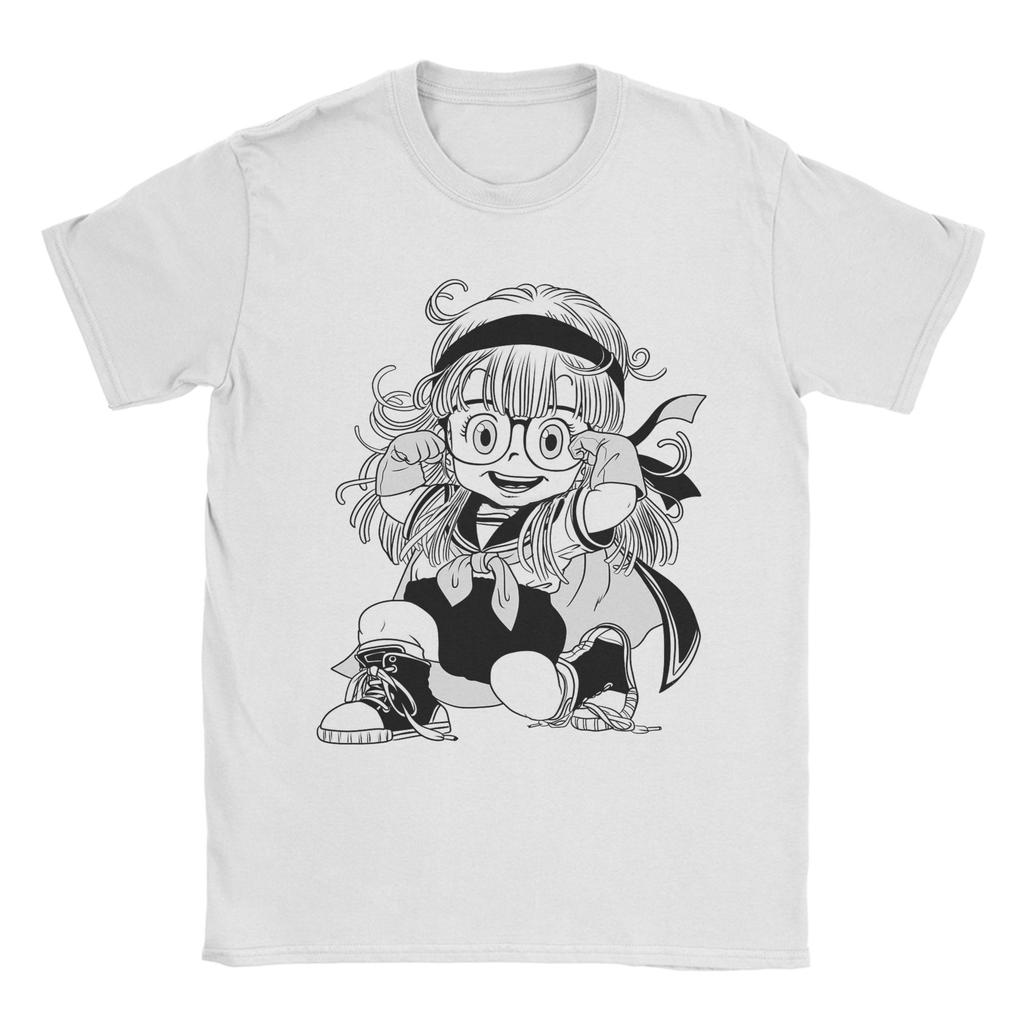 Camisetas Divertidas de Arale Dr. Slump Anime para Hombre y Mujer 100% Algodón Camiseta de Humor Cuello Redondo Mangas Cortas Ropa Nueva Llegada