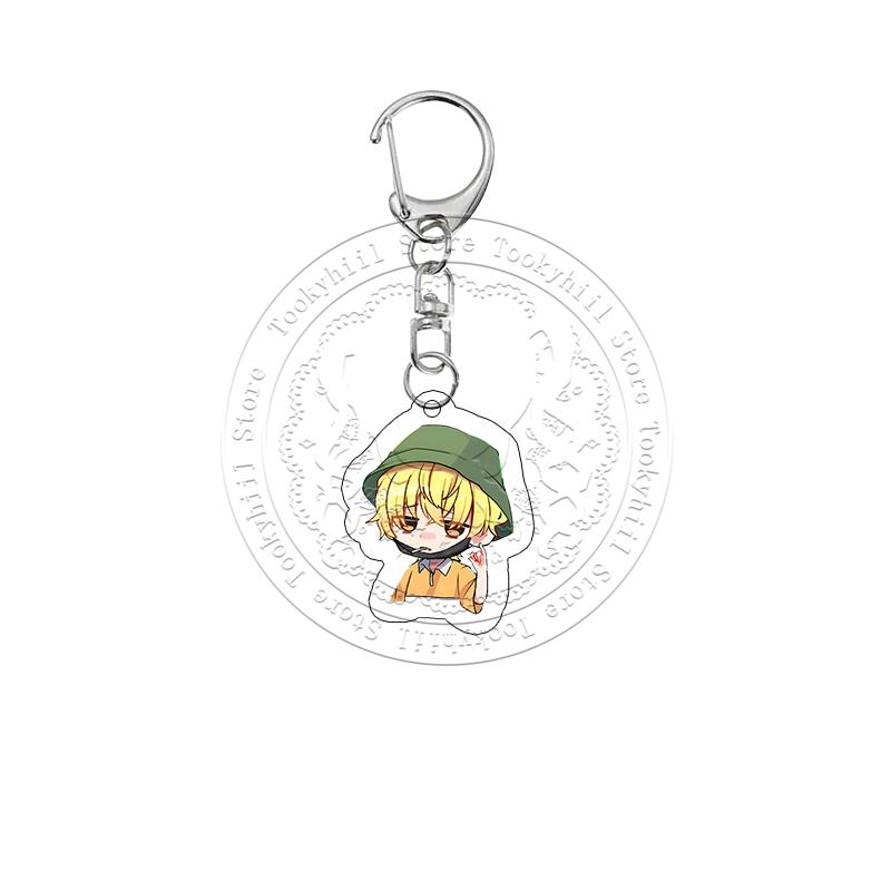 Tamon Yuuto Anime Porte-clés Acrylique Yuu Kyousuke Collection Étudiant Acg Pendentif Décorations Mignonnes Accessoires Porte-clés Cadeau d'Anniversaire