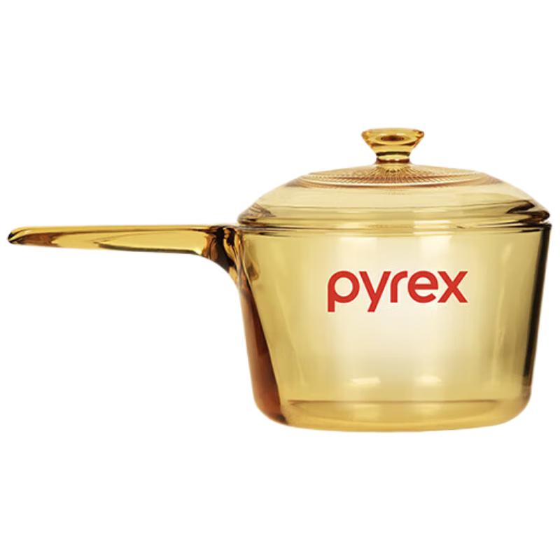 Corning VISIONS 1.5L Transparent Glass Saucepan with Handle