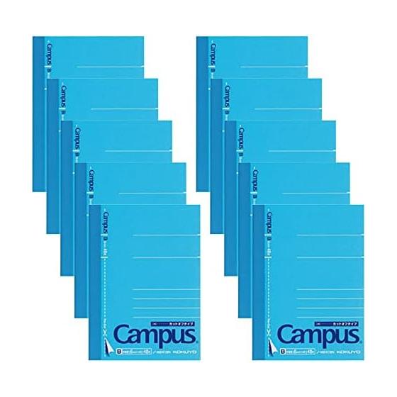 Блокнот KOKUYO Campus Cut-off Type A7 B-liner 48 листов 10 книг в наборе No-M241BNX10