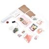 Flower DIY Assembly Dollhouse Mini Home Craft Model Doll House Model Toys Gift Decoration