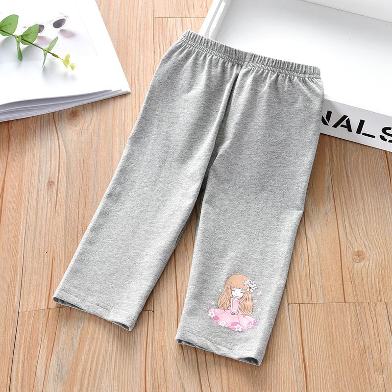 Mädchenleggings für den Sommer Dünne Mädchenhosen für den Sommer Baumwollshorts für den Sommer