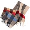 Scarf Korean Style Atmospheric Wool Scarf for Women High End  Long and Simple Women's Plaid Autumn and Winter Cashmere Shawl