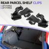 For Fiat Grande Punto 2006 Rear Parcel Shelf Clips 71719952 71719953 2pcs Plastic Fasteners Car Trunk Trim Panel Retainer Clamps
