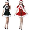 Christmas Costume Accessories Set with Christmas Dress Christmas Hat and Shawl Women Christmas Santa Dress up Outfits