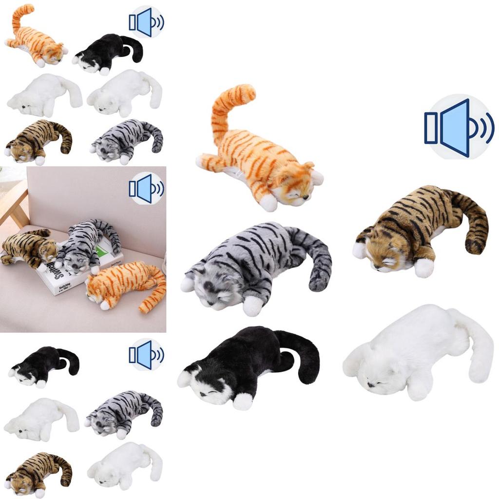 Rolling Cat Plush Toy With Music And Sound For Kids Playroom Entertainment