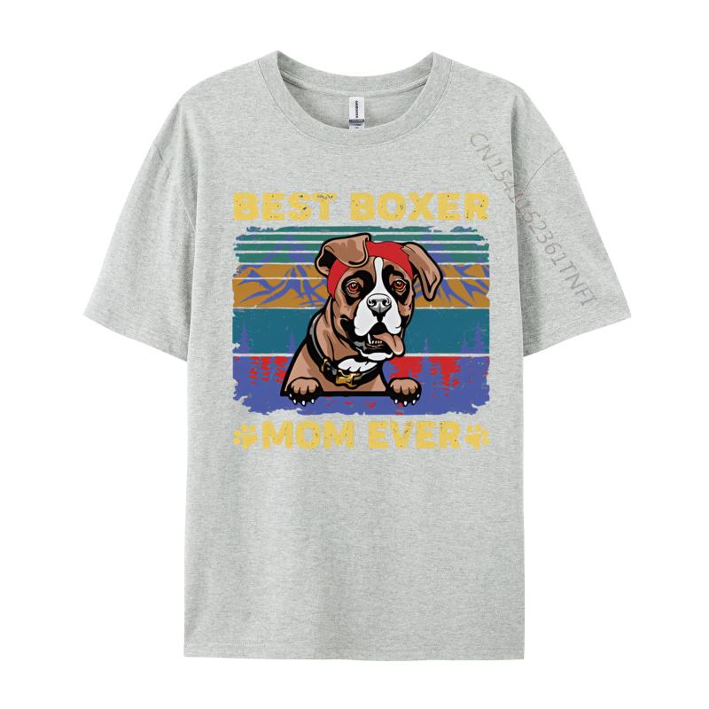 Boxer Dog Lover Funny Vintage Retro Tshirt Top Tshirts Party Coupons Cotton Tops  Tees Sports T Shirt Men