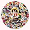 10/30/50/100pcs Cute Cartoon ONE PIECE Anime Stickers Decals DIY Laptop Phone Case Skateboard Car Decoration Waterproof Sticker