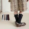 Prinzessin Niedlich Junge Kinder Socke für Mädchen Retro Spitze Rüsche Schleife Wadenstrumpf für Kinder Frühling Herbst Weiche Baumwolle Frottee Schulsocke