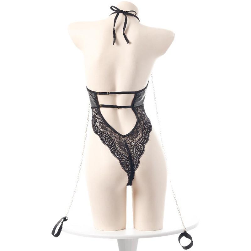 XXOO Erotic Sexy LingerieWomne Lace Bodysuit Sexy Uniform Outfit Cosplay Costumes