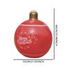 Eco-friendly Inflatable Christmas Ball Decoration - Durable PVC Holiday Ornament