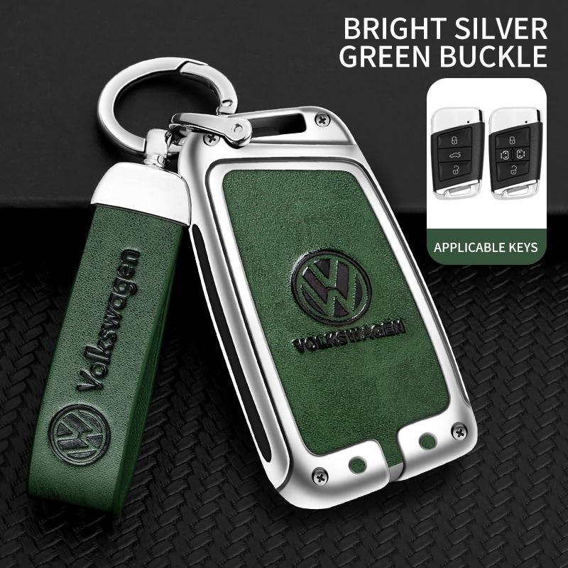 

For VOLKSWAGEN Leather Car Key Cover Case Protector Holder Shell for VW Volkswagen Magotan Magotan GTE Passat B6 B7 B8 CC Arteo