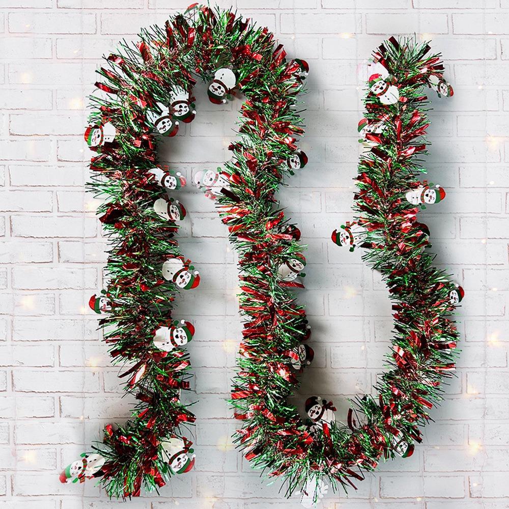 Bright Color Xmas Tree Decor Ribbon 2m Tinsel Garland Fashion Christmas Party Props  Home Decor