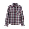 GREEN BELT Women's Cotton Plaid Slim Fit Long-Sleeve Shirt