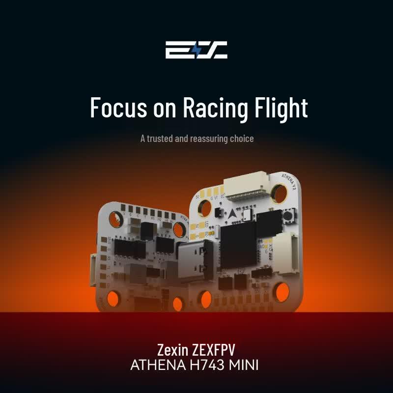 

Zexin Future ATHENA H743 Mini FC & 4-in-1 80A ESC Stack