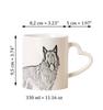 Belgian Shepherd Dog, Belgian Sheepdog I - cup with a dog, adorable cup with a heart-shaped handle, universal gift from the Art-Dog brand