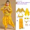 Costume da Danza Indiana per Bambini: Costume per Esibizione di Danza del Ventre e Minoranze dello Xinjiang per Bambina