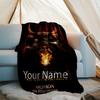Custom Name Total War Warhammer Theme Printed Blanket - Perfect for Couch, Bed, Travel & Outdoor Use | Machine Washable, Cozy & Durable.
