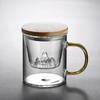 Shangheng Mountain View Glass Tea Infuser Mug