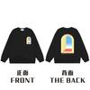 American Trendy Brand Casablanca Crew Neck Sweater Hoodie Men's Couple Ins Autumn and Winter Thickened Long-sleeved Women's T