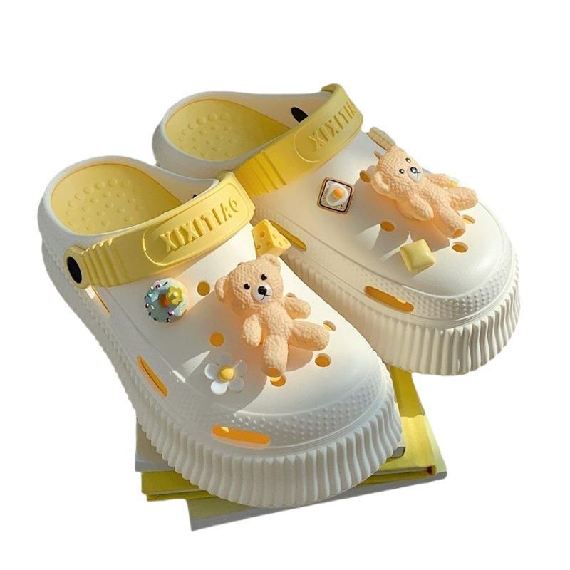 Women's Height-Boosting DIY Closed-Toe Platform Sandals