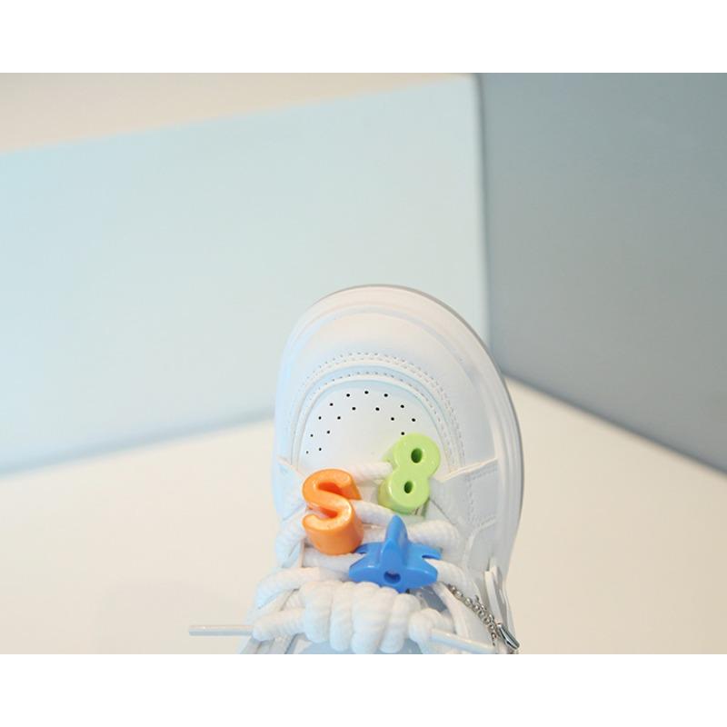 Kindersportschuhe - Neue Frühjahrs-/Herbstkollektion, Cartoon-Weiße Sneaker für Jungen, Lässige Skateschuhe für Mädchen, Schuhe mit weicher Sohle für Kleinkinder