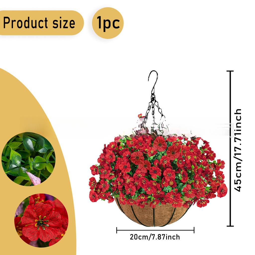 Garden Decor Artificial Flowers Includes Plastic Grass Includes Foam Detailed Instructions Wedding Decoration For Balcony