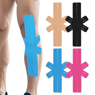 Vorgeschnittenes Kinesiologie Tape Baumwolle Sporttape Wasserdicht Elastisches Kinetisches Tape zur Schmerzlinderung Muskelunterstützung Verletzungsrehabilitation